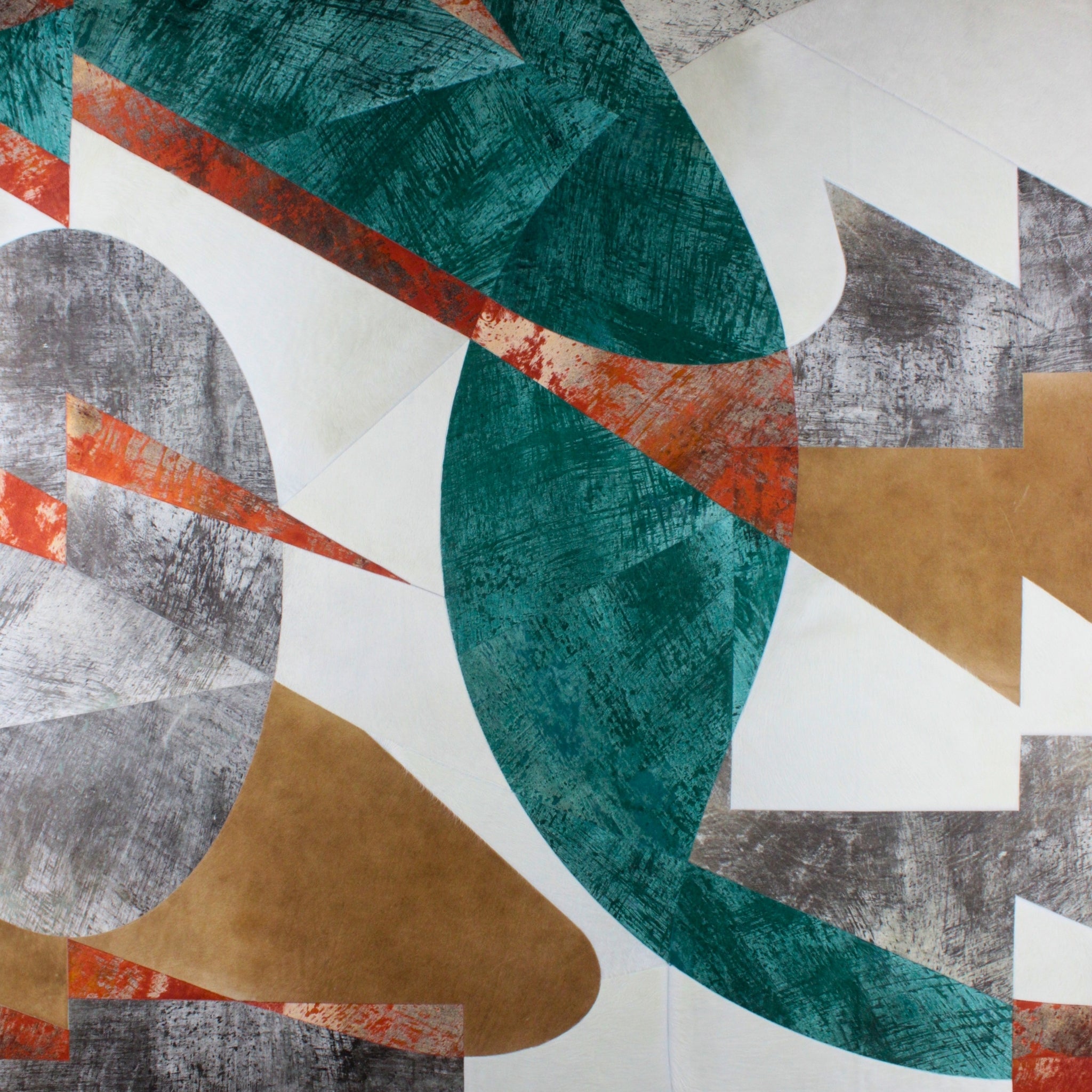 BRUNA Genuine Leather Rug | Organic Design – Contemporary Collection