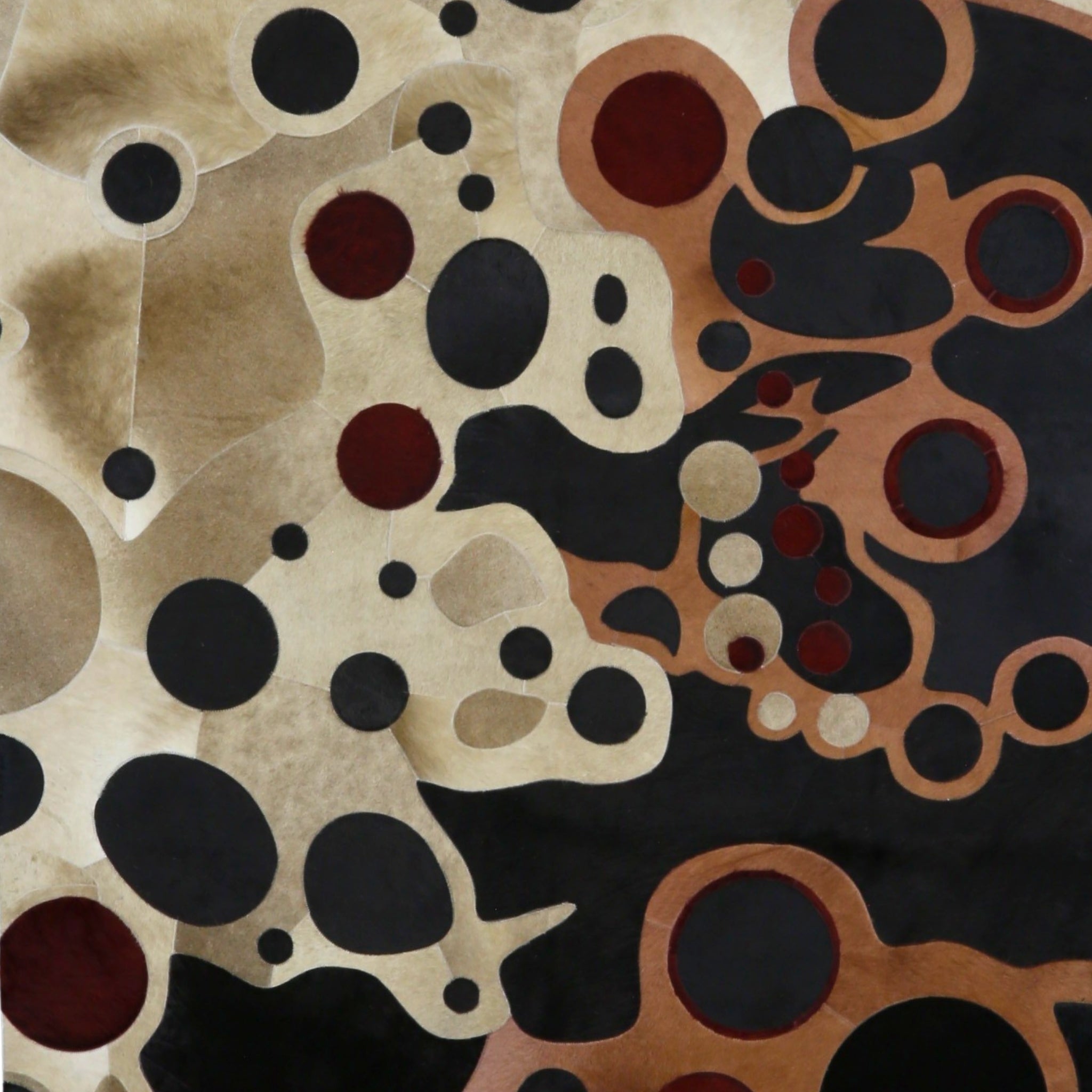 VULCANO Artistic Genuine Leather Rug – Wall & Floor Design | Art Collection