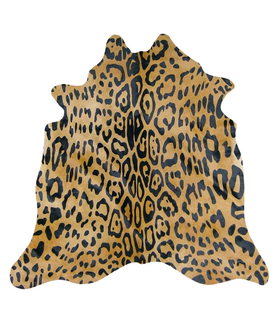 AMAZON JAGUAR GOLD – Printed Genuine Leather Rug