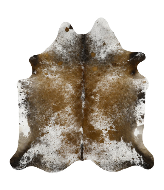 Cowhide Rug - Saltpepper Brown and White