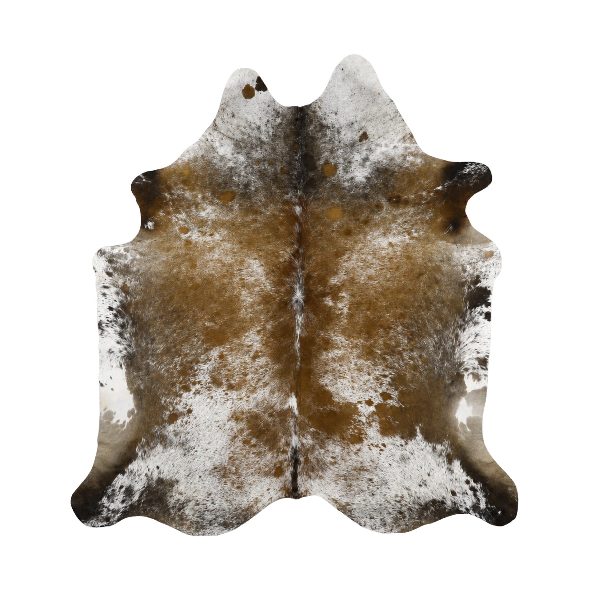 Cowhide Rug - Saltpepper Brown and White