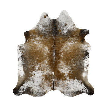 Cowhide Rug - Saltpepper Brown and White