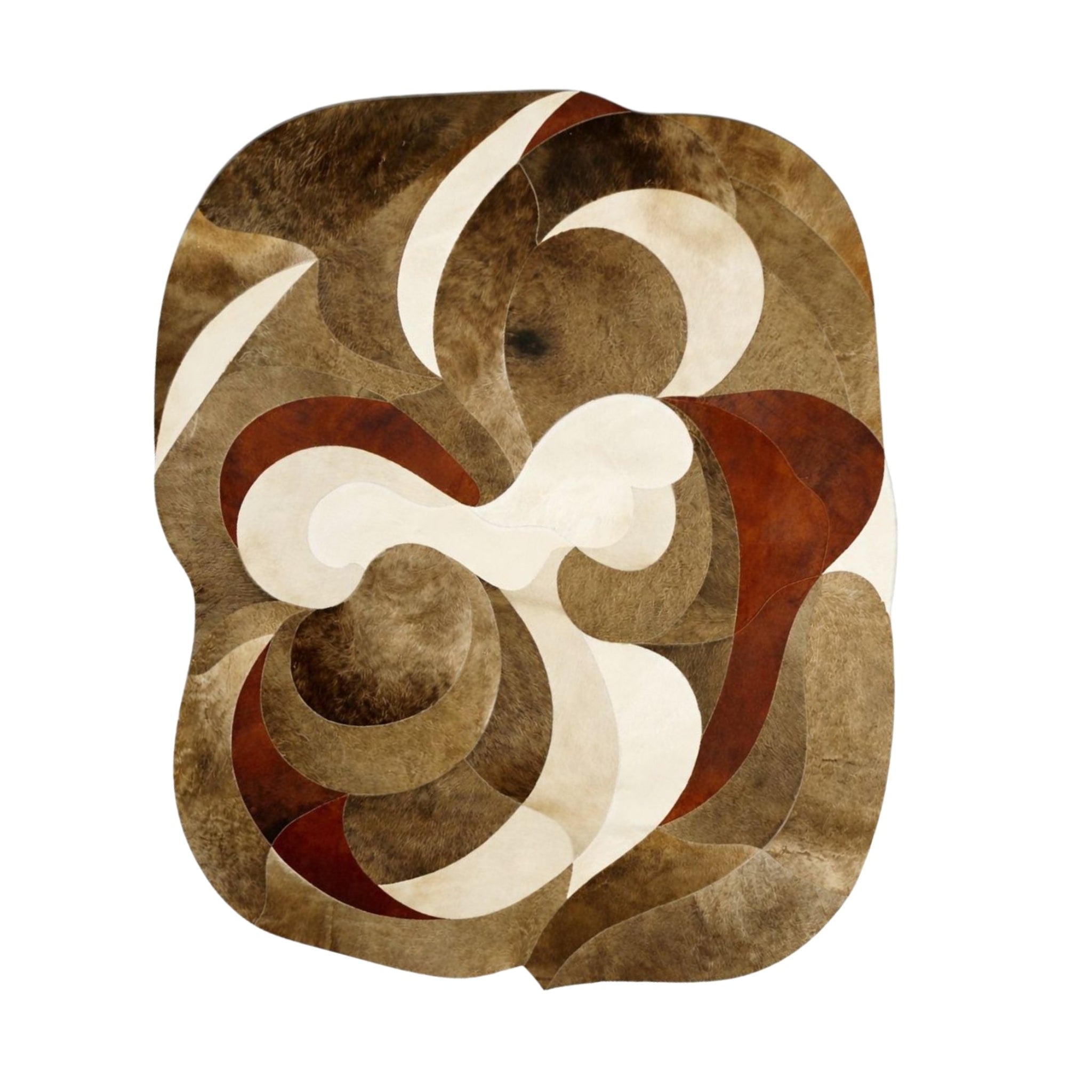 LAURA Genuine Leather Rug | Organic Design – Contemporary Collection