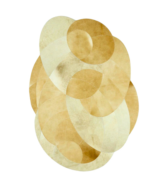RAVENA Genuine Leather Rug | Organic Design – Contemporary Collection