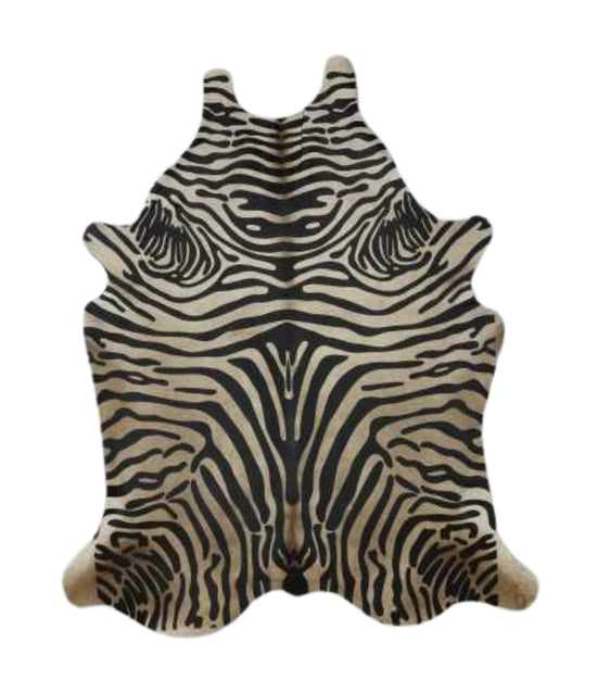 ZEBRA UPHOLSTERY  – Printed Genuine Leather Rug