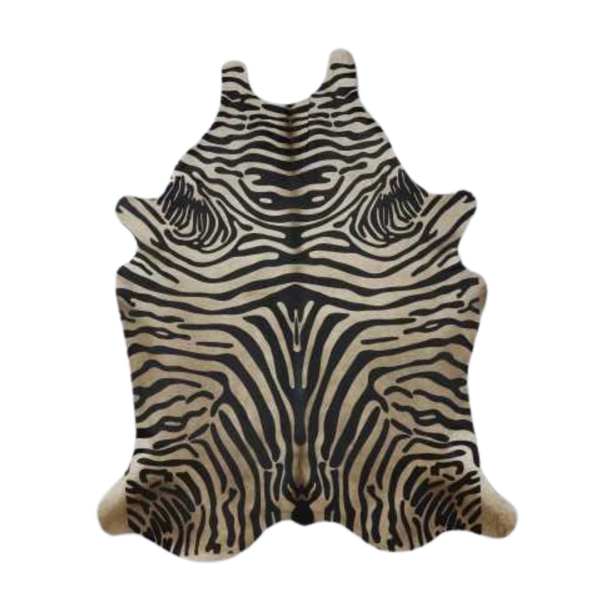 ZEBRA UPHOLSTERY  – Printed Genuine Leather Rug