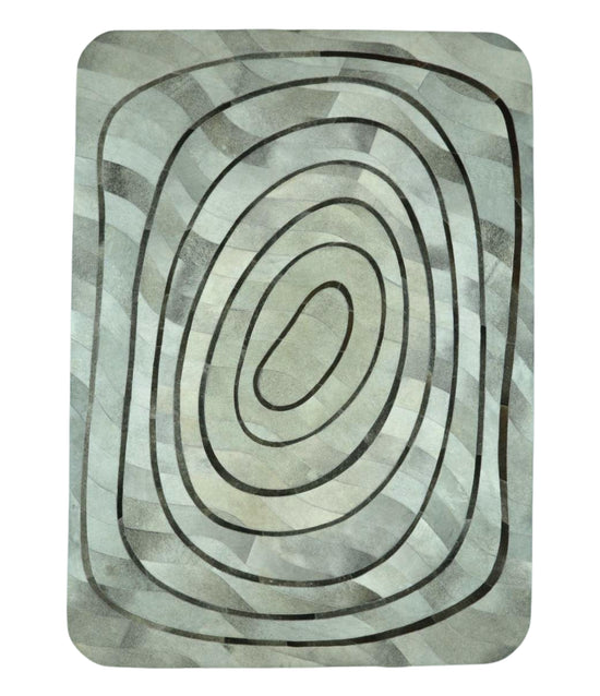 ELLA Genuine Leather Rug | Organic Design – Contemporary Collection