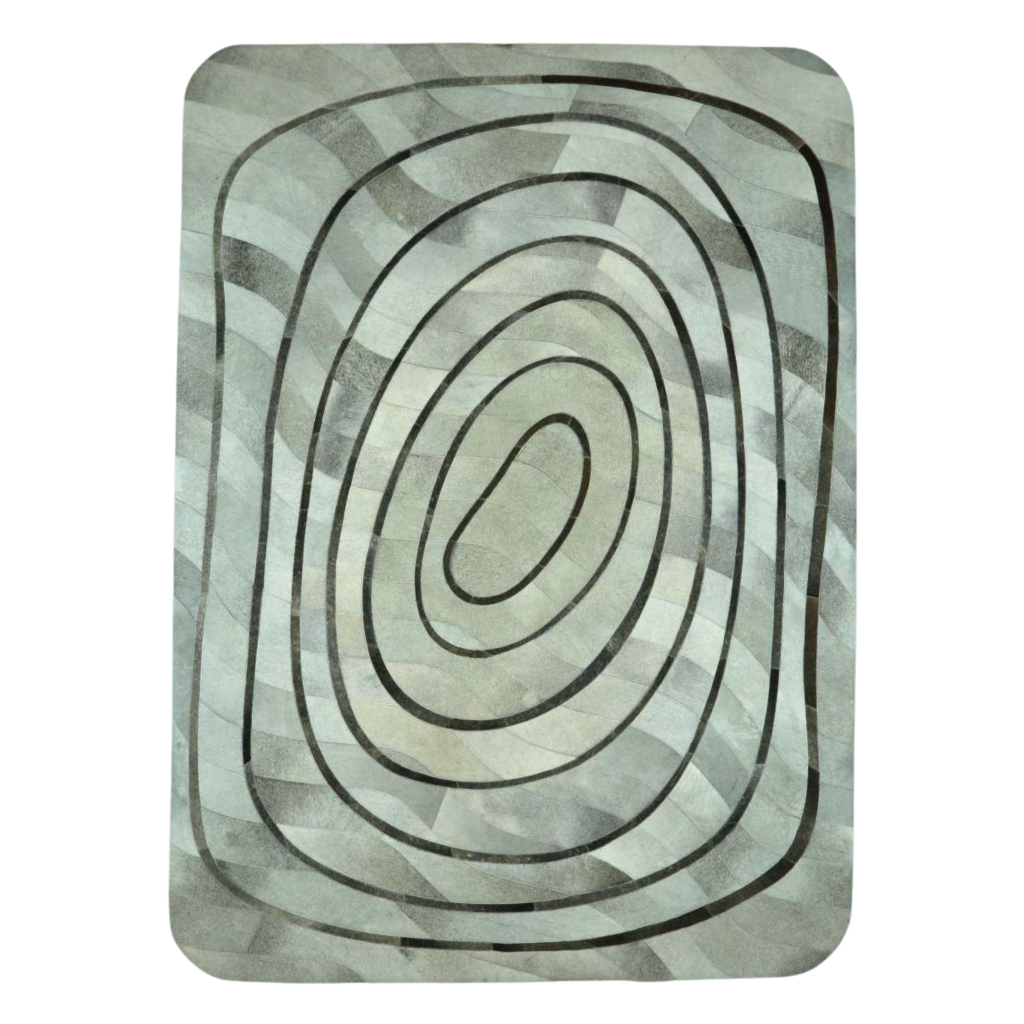 ELLA Genuine Leather Rug | Organic Design – Contemporary Collection