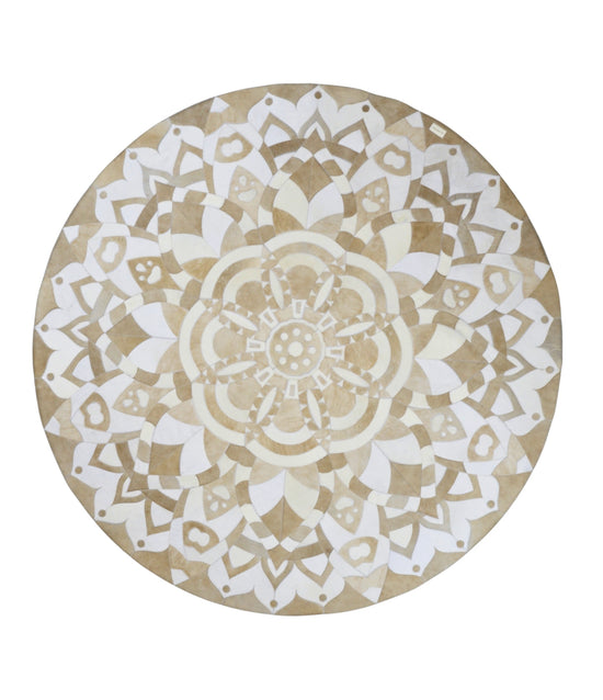 ECLIPSE Genuine Leather Rug | Mandala