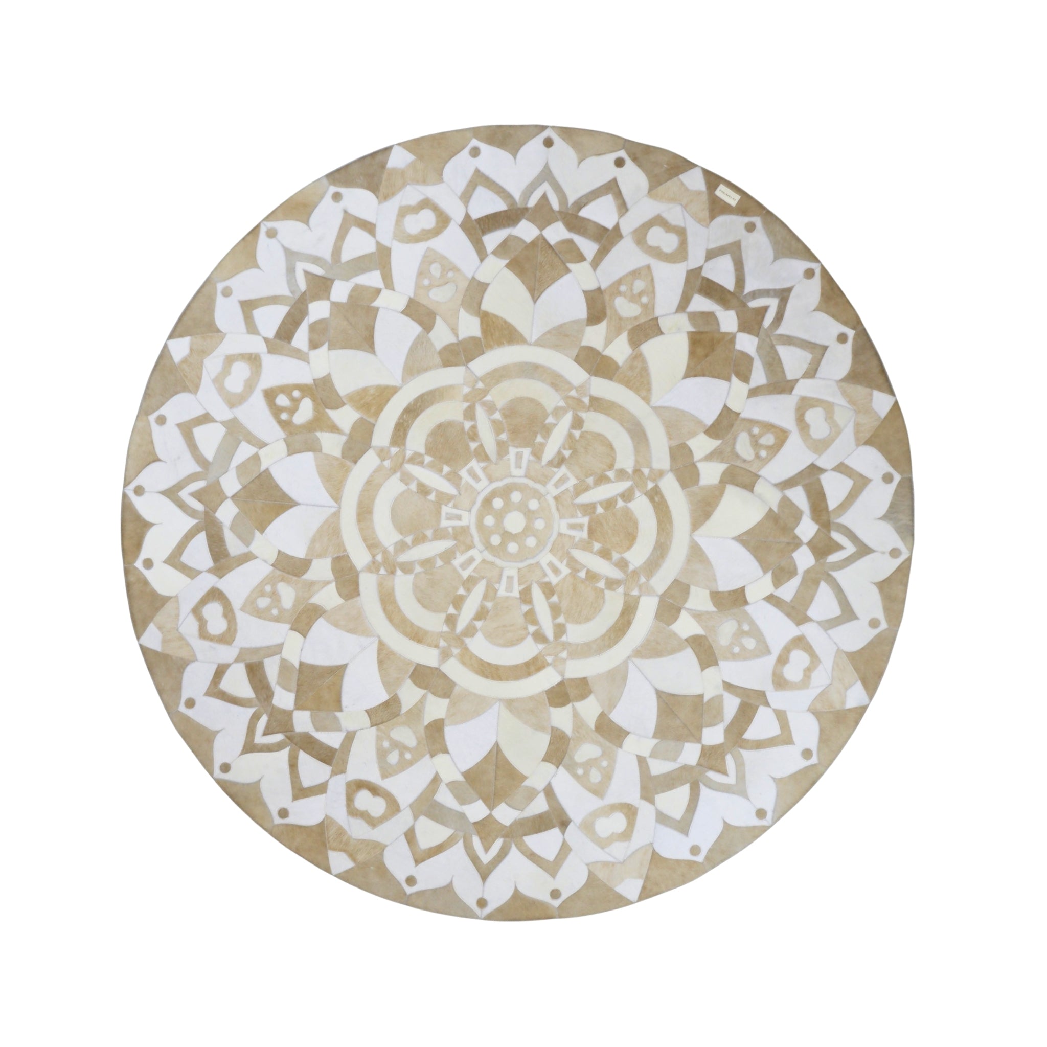 ECLIPSE Genuine Leather Rug | Mandala